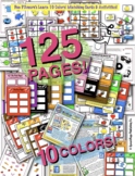 COLORS Mega Pack! Teach 10 Different Colors! 125 Different Pages!
