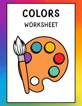 Preview of COLORS WORKSHEET