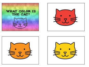 COLORS - What Colour is the cat? by cristinamr | TpT