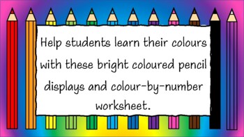 Preview of COLOURS! Pencil Clipart Display