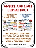 COMBO PACK- Types of Lines & Types of Angles  Posters with