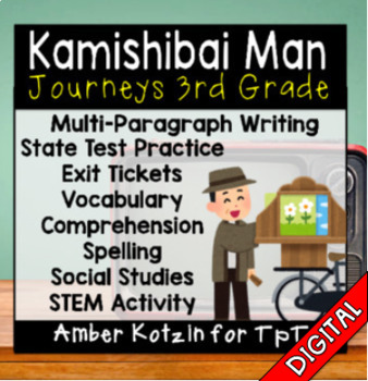 Preview of Kamishibai Man Ultimate Pack: Third Grade Journeys - Distance Learning