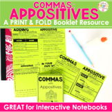 COMMA RULES "No Cut" Interactive Notebook: Appositives