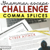 Comma Splices Grammar Activity Escape Room Challenge, Pres