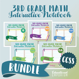 COMMON CORE ⭐ 3rd Grade Math Interactive Notebook ⭐ All Standards