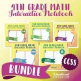 COMMON CORE ⭐ 4th Grade Math Interactive Notebook ⭐ All Standards
