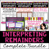 Interpreting Remainders Bundle Division 4.OA.3 5 PRODUCTS IN 1!