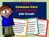 ELA COMMON CORE Posters (5th Grade) ~ Updated Version