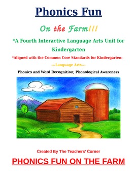 Preview of Common Core Language Arts--Unit 4: Kindergarten Phonics & Word Recognition