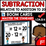 Related Facts Addition and Subtraction up to 20 Boom Cards
