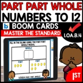 Part Part Whole Addition and Subtraction Boom Cards 1.OA.B.4