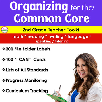Preview of 2nd Grade COMMON CORE STANDARDS  TOOLKIT Math ELA Reading Writing