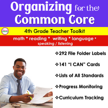 Preview of 4th Grade COMMON CORE STANDARDS TOOLKIT Math ELA Reading Writing