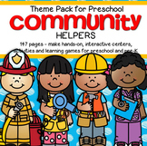 COMMUNITY HELPERS Centers Activities and Printables for Pr