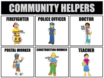 community helpers chart for kids