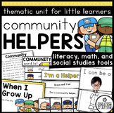 COMMUNITY HELPERS SOCIAL STUDIES ACTIVITIES AND LESSON PLA