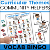 COMMUNITY HELPERS Vocabulary Bingo for Speech Therapy | Cu
