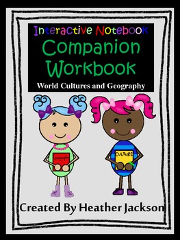 Preview of COMPANION WORKBOOK for Interactive Notebook World Cultures and Geography