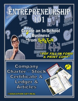 Preview of COMPANY CHARTER - CERTIFICATE - LEDGER & ARTICLES (FILL-IN Excel & PDF Versions)