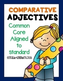Comparative Adjective Worksheet Distance Learning