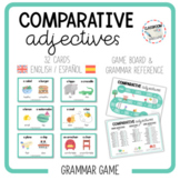 COMPARATIVE ADJECTIVES - speaking cards [English & Spanish]
