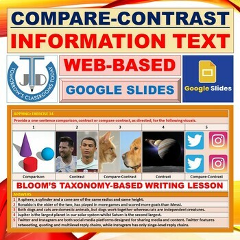 Preview of COMPARE-CONTRAST - INFORMATION TEXT - GOOGLE SLIDES 