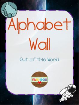 Preview of Alphabet Word Wall Kit – Out of this World