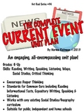 COMPLETE CURRENT EVENT UNIT; COMMON CORE READING, WRITING,