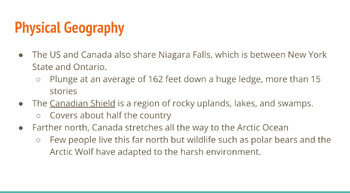 Preview of COMPLETE CURRICULUM!!! World Geography! Canada (Chapter/Module 7)