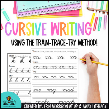 Preview of COMPLETE Cursive Writing Pack Using the Train-Trace-Try Method!