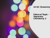 COMPLETE GCSE /IGCSE CHEMISTRY POWER POINT- ORGANIC CHEMISTRY