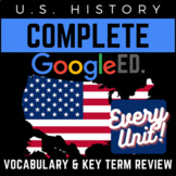 COMPLETE! Google Slides U.S. American History Full-Year Re