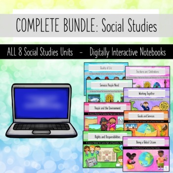 Preview of COMPLETE Gr3 Alberta Social Studies Interactive Units BUNDLE