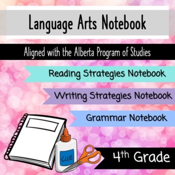 Preview of COMPLETE Grade 4 Language Arts Notebook BUNDLE - Reading/Writing/Grammar Units