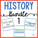 History Bundle 1: Civil War, Westward Expansion, and the S