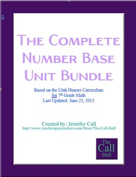 Preview of COMPLETE Number Bases Unit