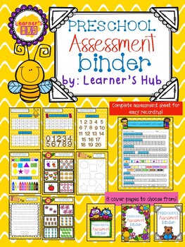 Preview of COMPLETE PRESCHOOL and PRE-K ASSESSMENT PRINTABLE