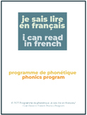 Programme de phonétique Je sais lire en français/I Can Rea