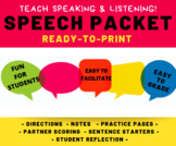 COMPLETE Speech Packet! (1 week of work)