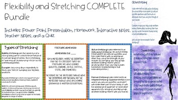 Preview of COMPLETE Stretching and Flexibility Bundle