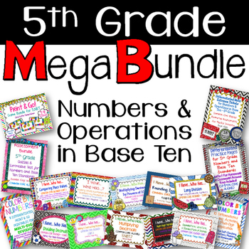 Preview of ULTIMATE BUNDLE FOR 5TH GRADE Numbers & Operations in Base Ten CC ALIGNED