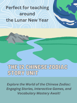 Preview of COMPLETE "The 12 Chinese Zodiac Story" Unit