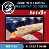 COMPLETE U.S. History Presentation Slides (Notes) BUNDLE