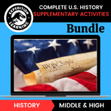 COMPLETE U.S. History Supplementary Activities BUNDLE