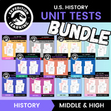COMPLETE U.S. History Tests BUNDLE (Including Study Guides