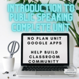 COMPLETE UNIT - Introduction to Public Speaking (digital l
