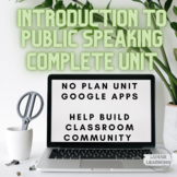 COMPLETE UNIT - Introduction to Public Speaking (digital l