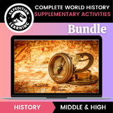 COMPLETE World History Supplementary Activities BUNDLE