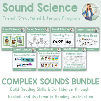Preview of SOUND SCIENCE PART 2: COMPLEX SOUND BUNDLE - Six Resources for French Sounds