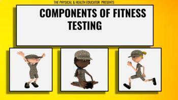 Preview of COMPONENTS OF FITNESS TESTING AND TRACKING CHART